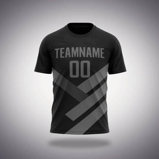 Custom Volleyball Uniform - Black & Gray