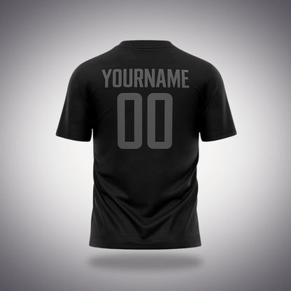Custom Volleyball Uniform - Black & Gray