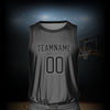 Custom Basketball Jersey - Black & Black