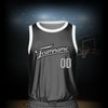 Custom Basketball Jersey - Black & White