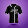 Custom Baseball Jersey Black & White